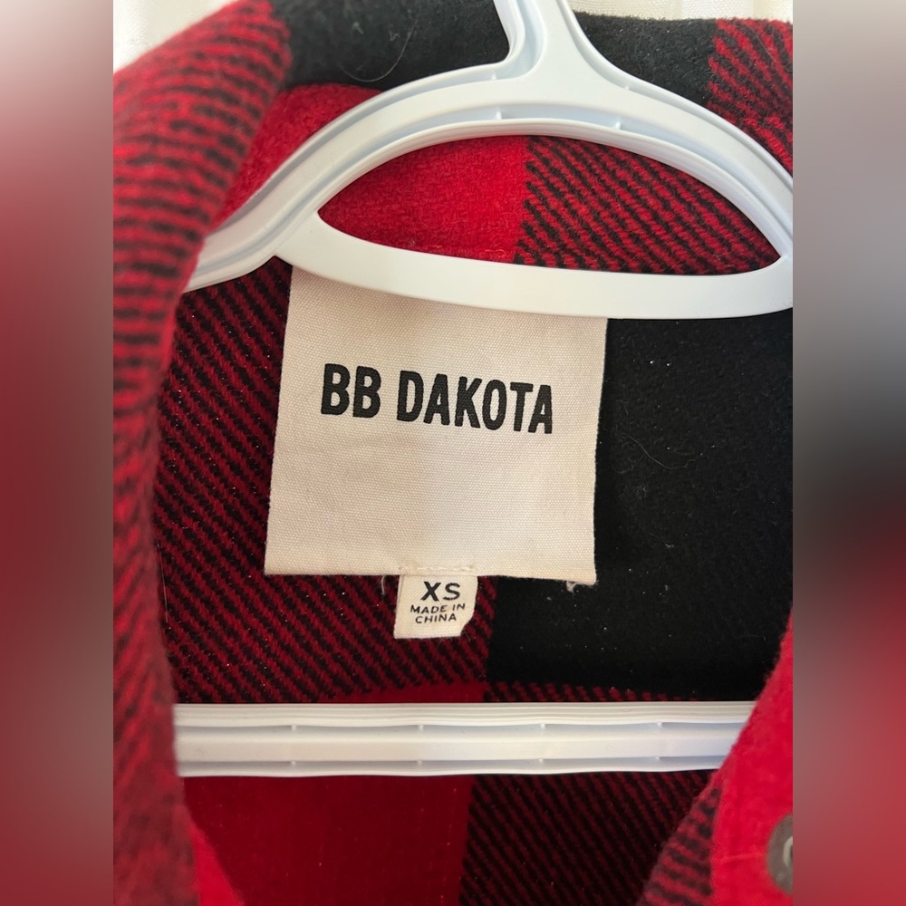 BB Dakota Eldridge XS Red Buffalo Plaid - Picture 2 of 4